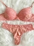 Conjunto de Renda Serena - Bojo c/ Microfibra - Rosa Bebê na internet