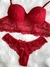 Conjunto de Renda Rubi - Vermelho na internet