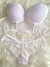 Conjunto de Renda Luise - Branco na internet
