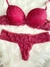 Conjunto de Renda Iris - Rosa Queimado na internet