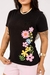 T-shirt Flores laterais - comprar online