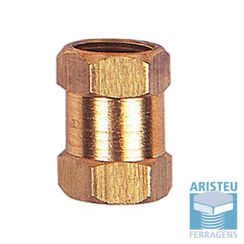 União para Gás 1/8"NPT Interno X 1/8"NPT Interno Jackwal