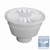 Ralo Sanfonado Simples Redondo Branco 100 X 40 Astra