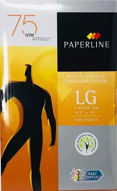 PAPEL MULTIPROPOSITO PAPERLINE 8.5"X14