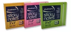 NOTAS AUTOADHESIVAS STUDMARK 3X3 DE 100 HOJAS - comprar en línea