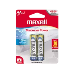 BATERIA MAXELL AA PAQUETE DE 2