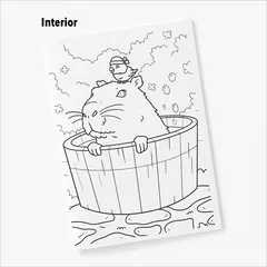 20 Libros Capybara para Colorear Personalizado 10 x 15 cm en internet