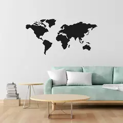 Vinilo Planisferio Geométrico