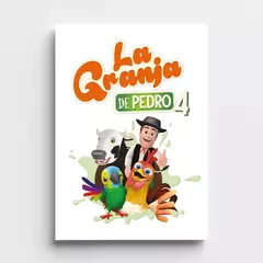 20 Libro La Granja para Colorear Personalizado 10 x 15 cm