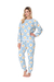Conjunto de Teddy Margaridas Azul - 4638
