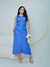 Conjunto de colete e saia jeans chambray - Delih Moda Jeans