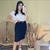 Saia secretaria com fivela