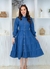 Vestido jeans 3 marias manga longa - comprar online