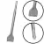Talhadeira Para Martelete Sds Plus 40mmX250mm Fertak