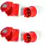 02 Kit Tomada Industrial Sobrepor e Plug 32A 380-415V 3P+T 6H