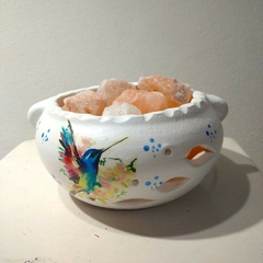 Lámpara de sal fuente Colibrí