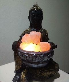 Lámpara de sal Buda