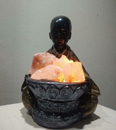 Lámpara de sal Buda