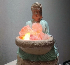 Lámpara de sal Buda