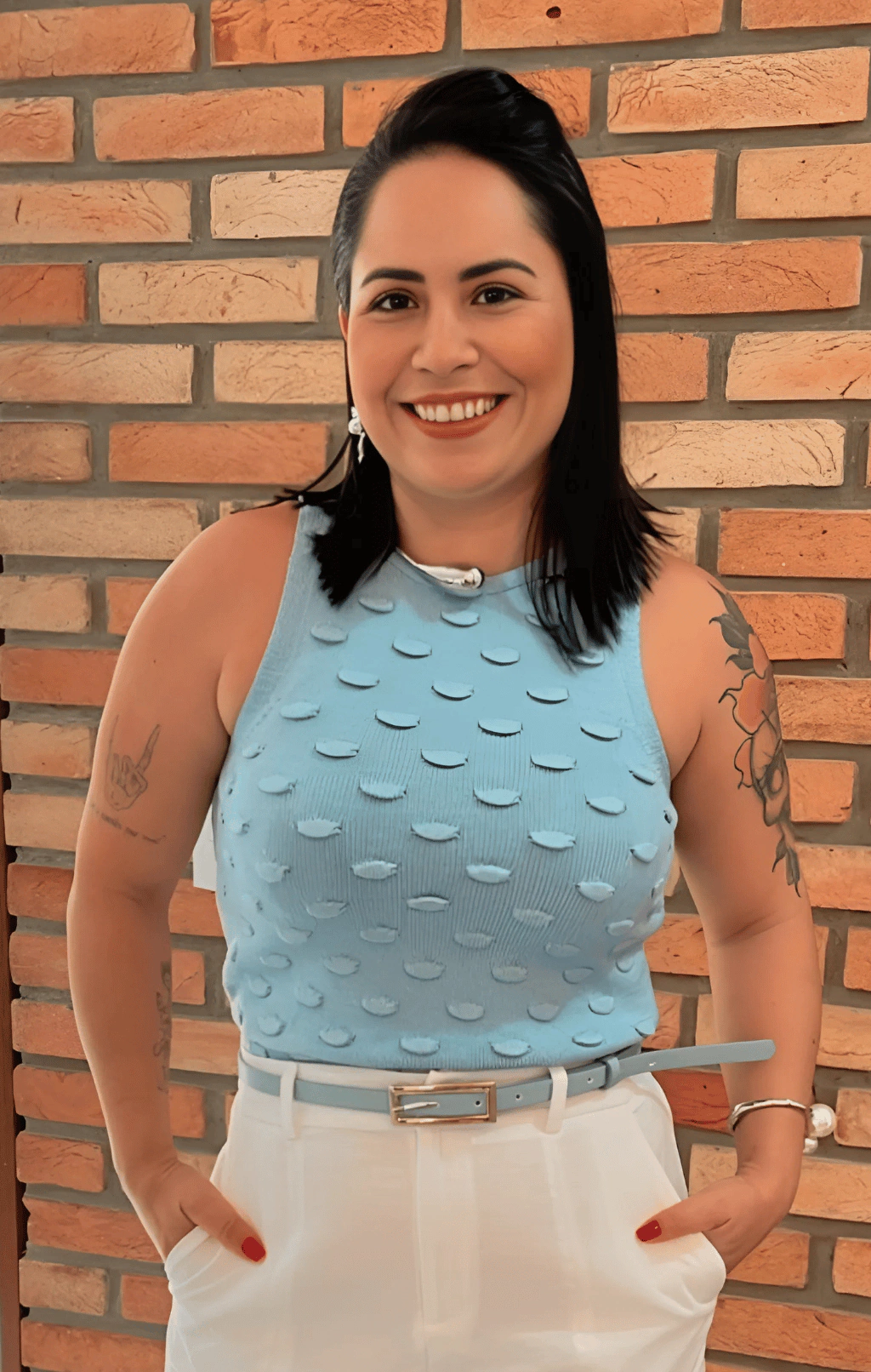 BLUSA TRICOT SEM MANGA AMÍZIA