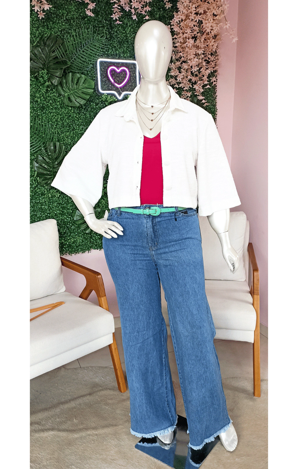 CALÇA PANTALONA TRATTO JEANS