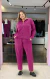 CALÇA RETA PLUS SIZE VISCOSE AVELUDADA