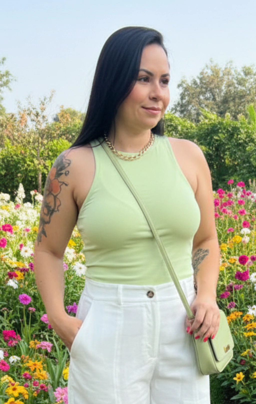 BLUSA REGATA CROPPED LISA BÁSICA