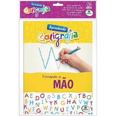 Livro Aprendendo Caligrafia - Kit c/10 Und.