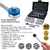 Kit Jogo Ferramentas Com 246 Peças Semiprofissional Com Maleta Serviço Gerais + Soquetes Chave Catraca Reversível