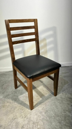 SILLA OLIVIA - ECO CUERO NEGRO X2 - comprar online