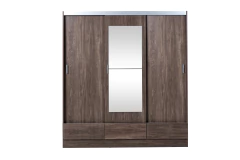 PLACARD TANA PLUS 1,78 - 3 PUERTAS C/ESPEJO MOCCHA - comprar online