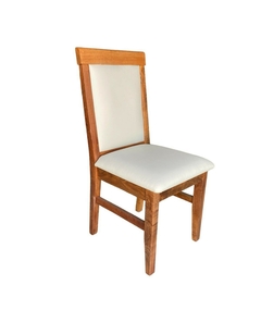 Silla Faustina - Eco cuero Natural X2 - comprar online