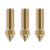 3x Bicos Nozzle 3d Creality K1 Sovol Sv06 Plus Sv07