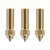 3x Bicos Nozzle 3d Creality K1 Sovol Sv06 Plus Sv07 - comprar online