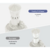 Imagem do FILAMENTO P/ IMP 3D CREALITY CR PLA Matte BRANCO GESSO (GYPSUM WHITE) 1KG