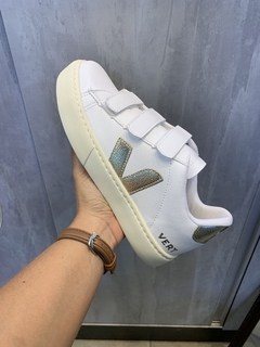 Vert Branco/Dourado Velcro - comprar online