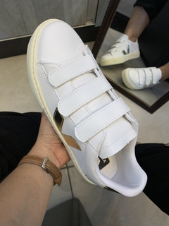 Vert Branco/Dourado Velcro - Hype da tropa