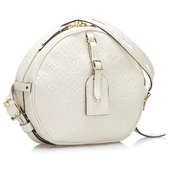 Louis Vuitton White Empreinte Boite Chapeau Souple en internet