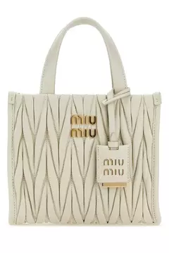 Cartera Miu Miu Matelassé Small Tote Bag