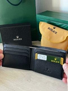 BILLETERA ROLEX BLACK 6178 - comprar online