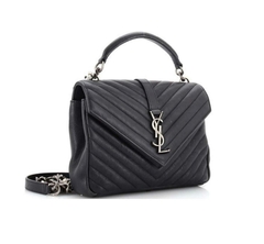 Cartera YSL Bolsa Monograma Classic Matelasse Chevron Piel Mediana - comprar online