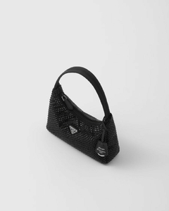 Cartera Prada Satin mini-bag with crystals