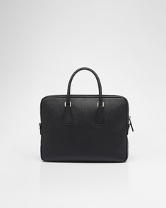 Cartera Prada Saffiano Black Work - LUXURY GIFT