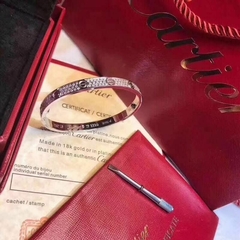 PULSERA CARTIER LOVE FULL ROSE - comprar online