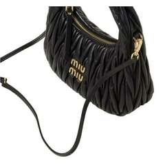 Cartera Miu Miu Wander Black - tienda online