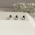 Labret circon tornasol en titanio