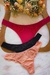 4245 - Kit com 3 Calcinhas Fio Duplo com Detalhe em Renda - SENSUALIZE