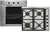 Combo Longvie Horno H1900XF y Anafe A6600XF Acero Inoxidable