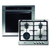 Combo Whirlpool Horno Akzm656ix + Anafe WGMA6422IX 60cm