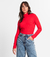 Blusa Manga Longa Canelada Rovitex
